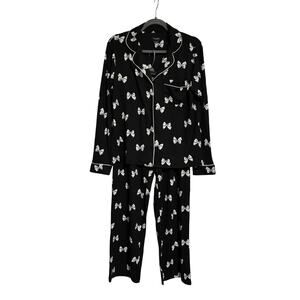 Kate Spade Cozy Soft Bow Pajamas Size Small